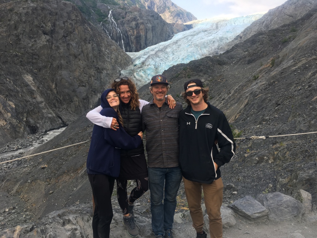 2019-07-12 07-50th-anniversary-cruise-Seward-to-Anchorage-30-Exit-Glacier-Kyla-Angie-Justin-Vale.JPG